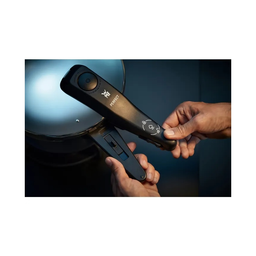 WMF - Ensemble d'autocuiseurs PERFECT 8,5 l + 4,5 l en acier inoxydable