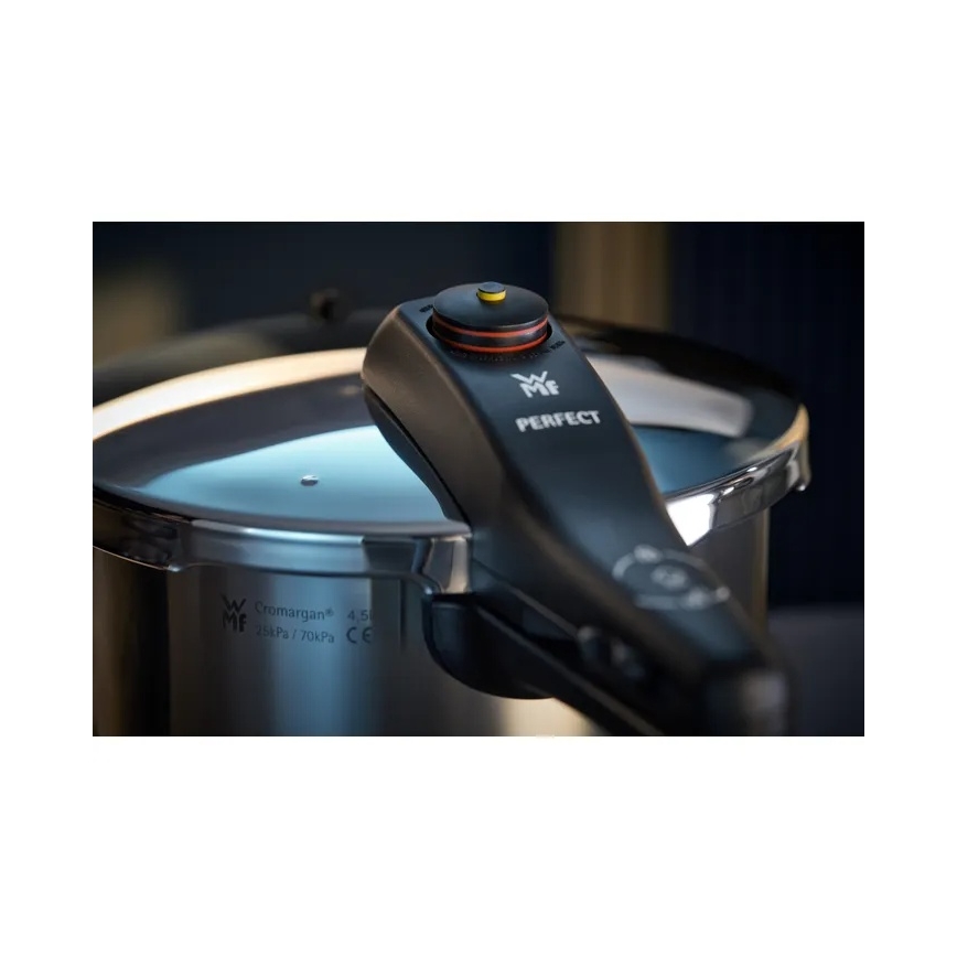 WMF - Ensemble d'autocuiseurs PERFECT 8,5 l + 4,5 l en acier inoxydable