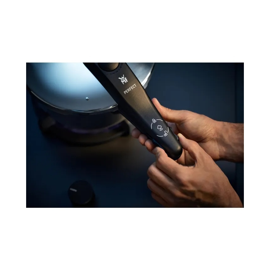 WMF - Ensemble d'autocuiseurs PERFECT 8,5 l + 4,5 l en acier inoxydable