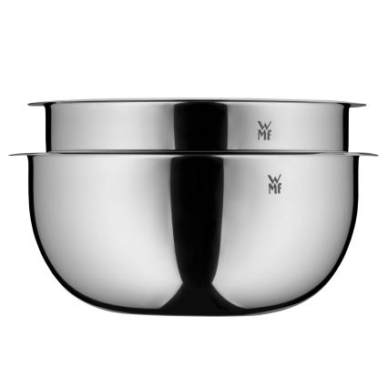 WMF - Ensemble de 2 saladiers de cuisine GOURMET en inox