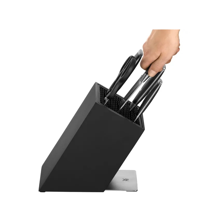 WMF - Ensemble de 6 couteaux de cuisine GRAND CLASS avec bloc à couteaux