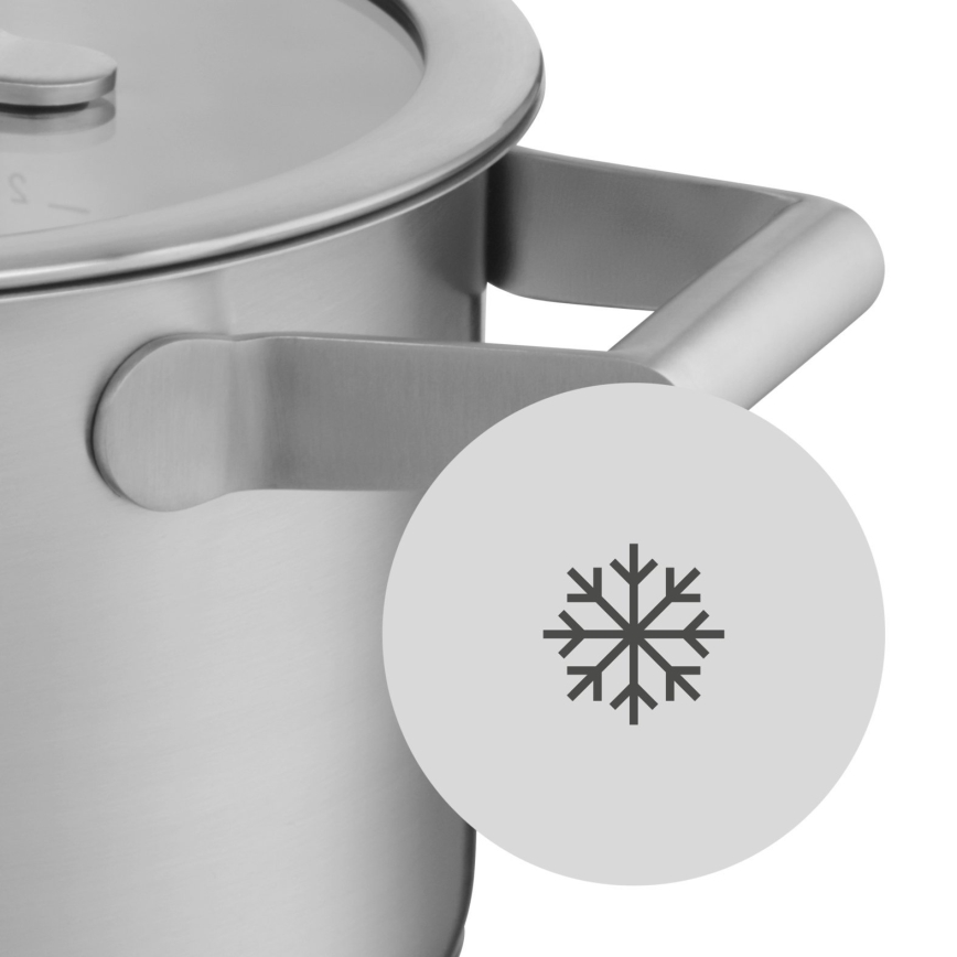 WMF - Ensemble de casseroles 5pcs COMFORT LINE acier inoxydable
