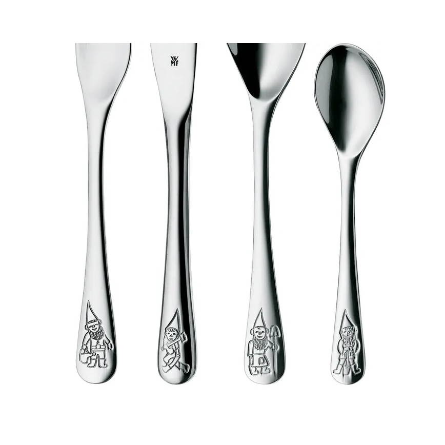 WMF - Ensemble de couverts pour enfants Gnomes, 4 pièces