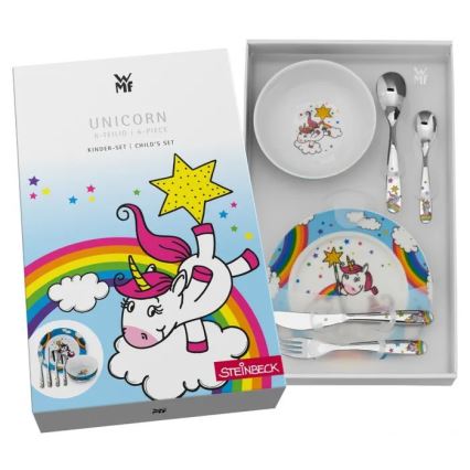 WMF - Ensemble de vaisselle pour enfants UNICORN 6 pièces