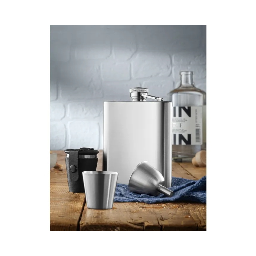 WMF - Ensemble flasque et verres à liqueur MANHATTAN, 6 pièces