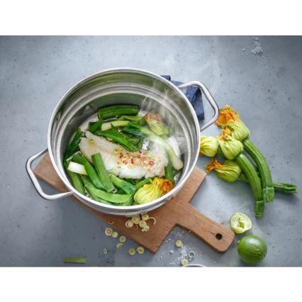 WMF - Insert vapeur Ø 20 cm en acier inoxydable