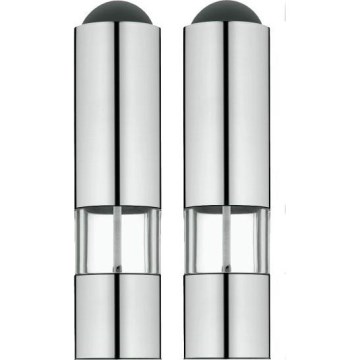 WMF - LOT 2x Moulin à épices électrique 6xAAA acier inoxydable