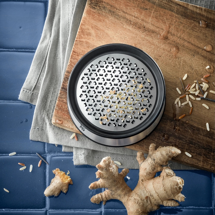 WMF - Râpe à gingembre Ø 9 cm inox/noir