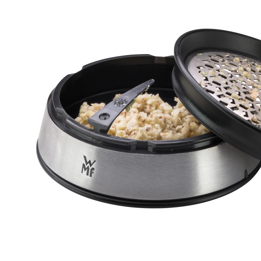 WMF - Râpe à gingembre Ø 9 cm inox/noir