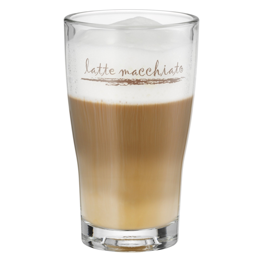 WMF - Set de verres et de cuillères pour latte macchiato CLEVER & MORE 6 pcs
