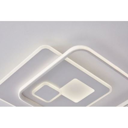 Wofi 11620 - Plafonnier à intensité variable AKON LED/43,5W/230V 2700-5500K+ Télécommande