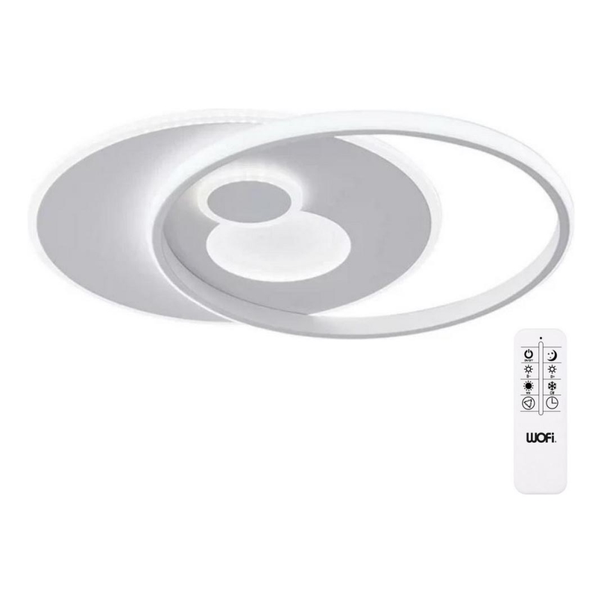 Wofi 11621 - Plafonnier à intensité variable AKON LED/38W/230V 2700-5500K+ Télécommande