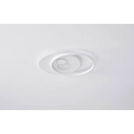 Wofi 11621 - Plafonnier à intensité variable AKON LED/38W/230V 2700-5500K+ Télécommande