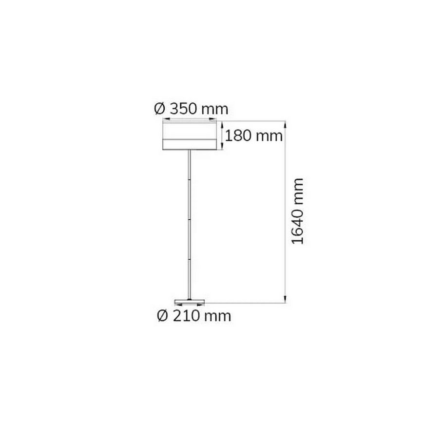 Wofi 11765 - Lampadaire DAVIE 1xE27/40W/230V