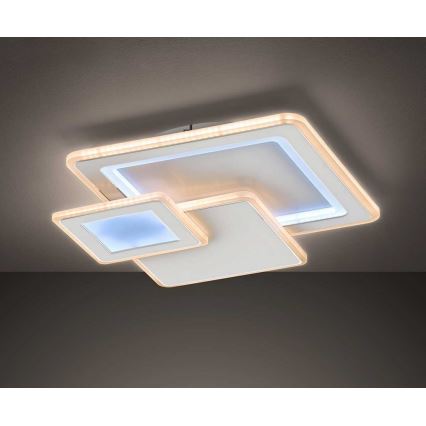 Wofi 11860 - Plafonnier à intensité variable MOLA LED/36W/230V 3000-5500K + Télécommande