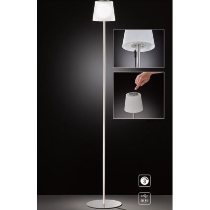 Wofi 3015.01.64.9000 - LED à intensité variable tactile lampadaire GENK LED/2W/5V 2000 mAh