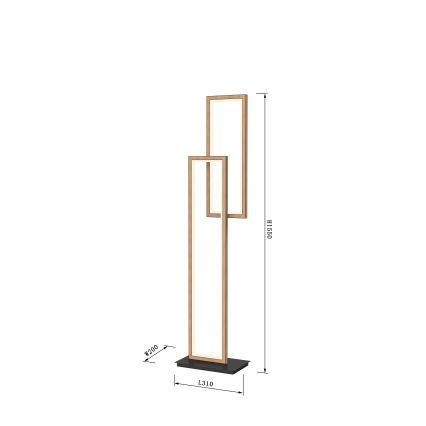 Wofi 3023-206 - Lampadaire à intensité variable PESCARA LED/21W/230V