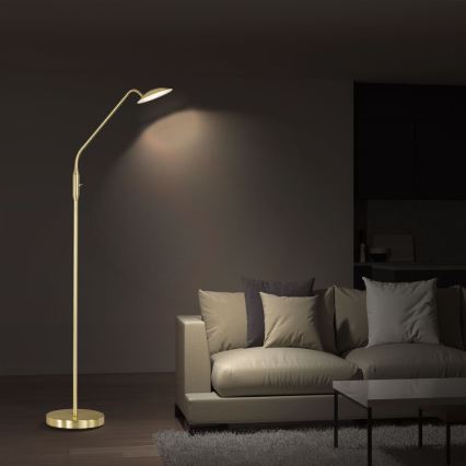 Wofi 3446.01.32.7000 - Lampadaire à intensité variable LED ORTA LED/12W/230V laiton