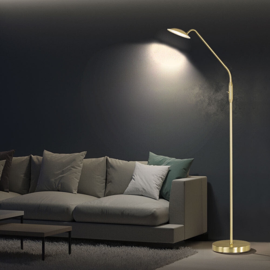 Wofi 3446.01.32.7000 - Lampadaire à intensité variable LED ORTA LED/12W/230V laiton