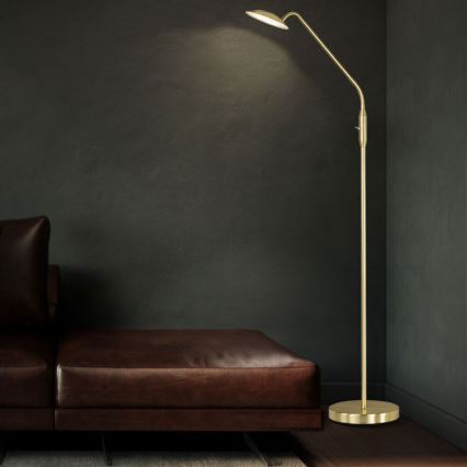 Wofi 3446.01.32.7000 - Lampadaire à intensité variable LED ORTA LED/12W/230V laiton