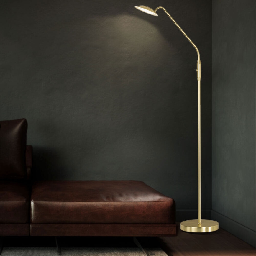 Wofi 3446.01.32.7000 - Lampadaire à intensité variable LED ORTA LED/12W/230V laiton