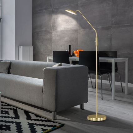 Wofi 3446.01.32.7000 - Lampadaire à intensité variable LED ORTA LED/12W/230V laiton