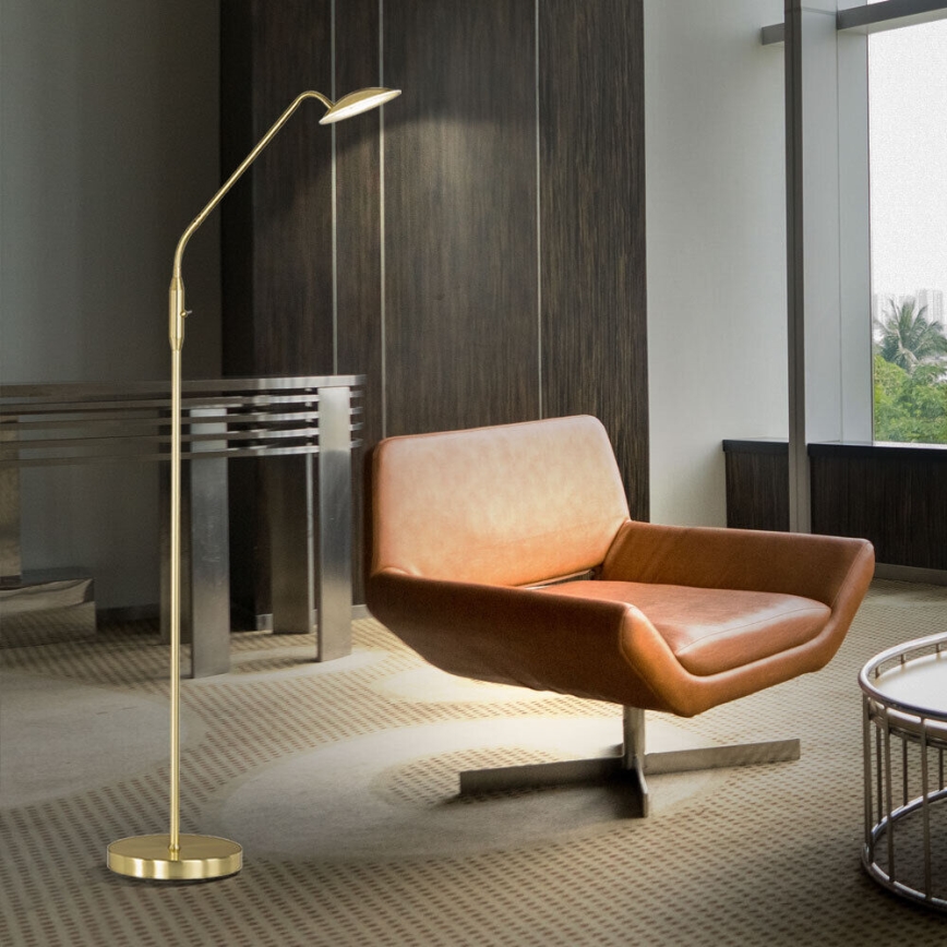 Wofi 3446.01.32.7000 - Lampadaire à intensité variable LED ORTA LED/12W/230V laiton