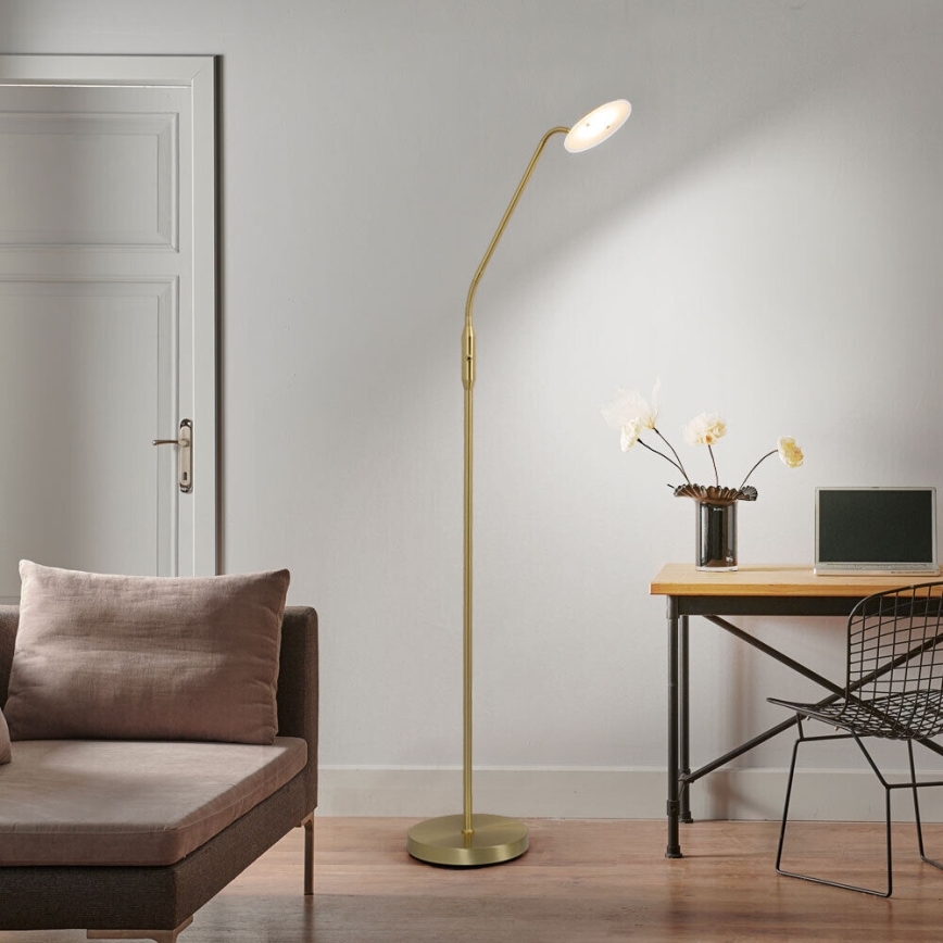 Wofi 3446.01.32.7000 - Lampadaire à intensité variable LED ORTA LED/12W/230V laiton