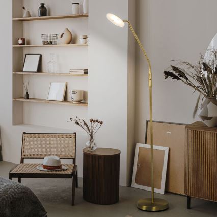 Wofi 3446.01.32.7000 - Lampadaire à intensité variable LED ORTA LED/12W/230V laiton