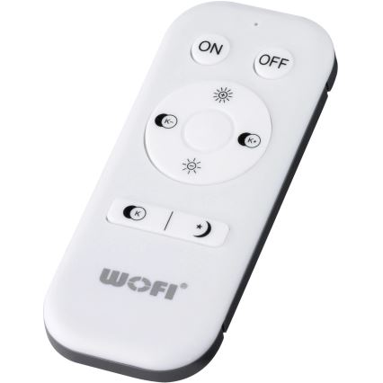 Wofi 4228.02.01.6000- Spot à intensité variable RGB GEMMA LED/5W/230V + Télécommande