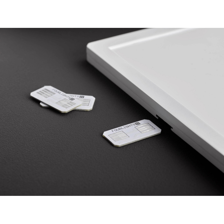 Wofi 4506.04.06.9000 - LOT 4x Luminaire à intensité variable LED RGB  LED/2W/230V + Télécommande