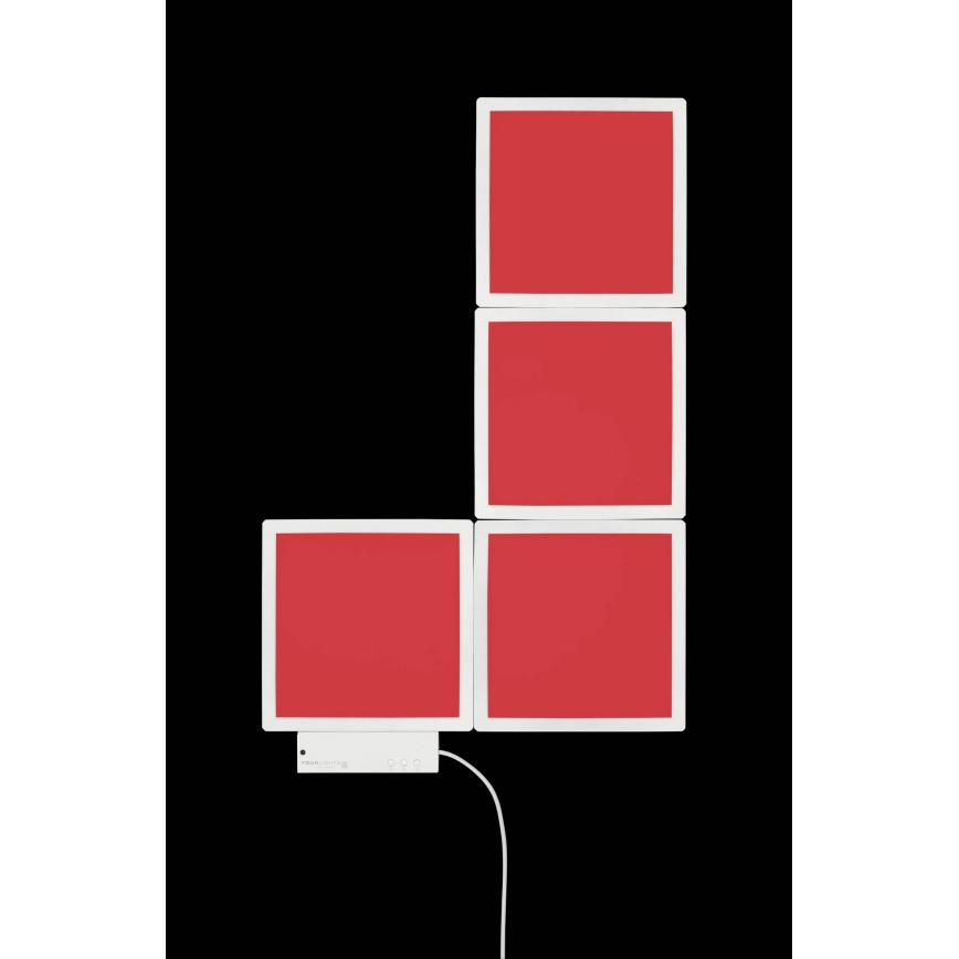 Wofi 4506.04.06.9000 - LOT 4x Luminaire à intensité variable LED RGB  LED/2W/230V + Télécommande