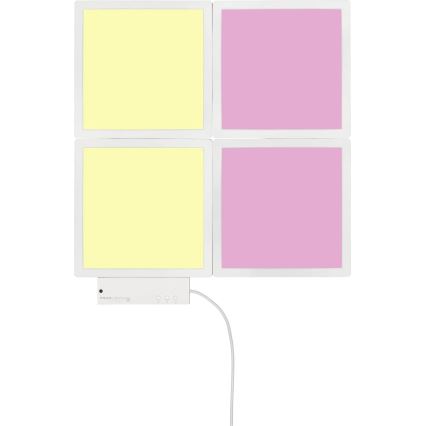 Wofi 4506.04.06.9000 - LOT 4x Luminaire à intensité variable LED RGB  LED/2W/230V + Télécommande