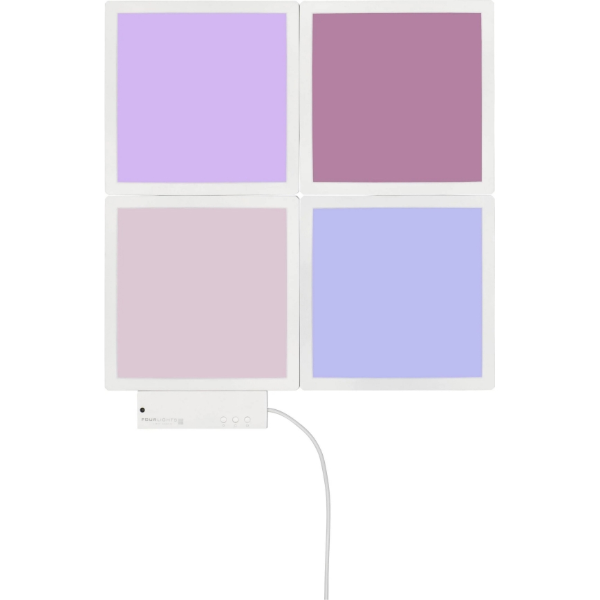 Wofi 4506.04.06.9000 - LOT 4x Luminaire à intensité variable LED RGB  LED/2W/230V + Télécommande