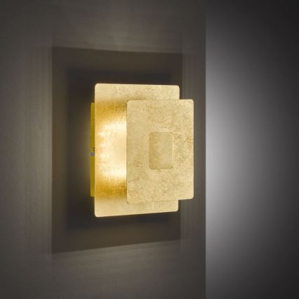 Wofi 451801159000 - Applique murale LED ENNIS LED/6W/230V doré