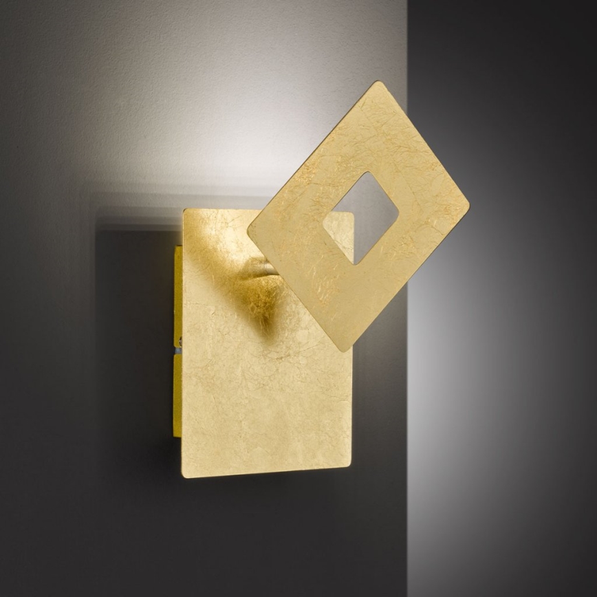 Wofi 451801159000 - Applique murale LED ENNIS LED/6W/230V doré