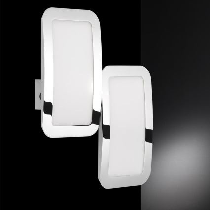 Wofi 4526.02.01.6000 - SET 2x LED Applique murale à intensité variable SAGA LED/8W/230V