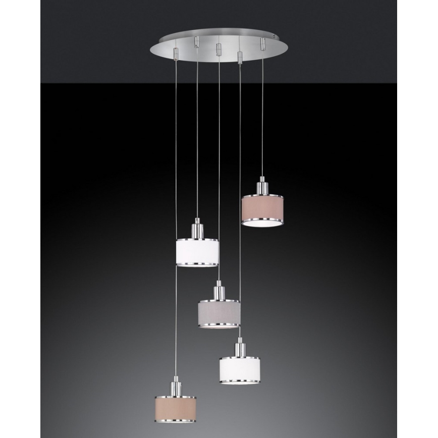 Wofi 619905019000 - Suspension avec fil CIARA 5xE14/28W/230V