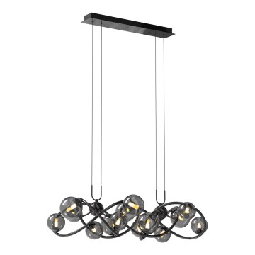 Wofi 7014-1405 - Suspension filaire LED NANCY 14xG9/3,5W/230V noir/chrome brillant