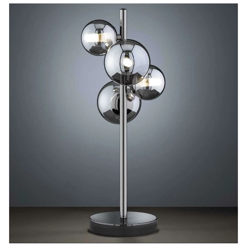 Wofi 8014.04.24.9000 - Lampe de table LED VILLA 4xG9/3W/230V noir