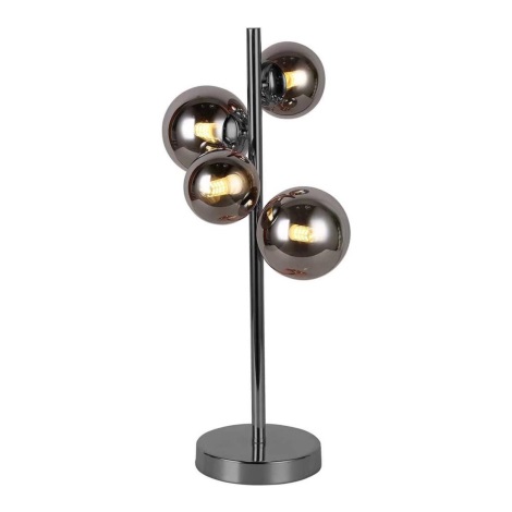 Wofi 8014.04.24.9000 - Lampe de table LED VILLA 4xG9/3W/230V noir