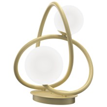 Wofi 8014-201 - Lampe de table LED NANCY 2xG9/3,5W/230V doré/blanc
