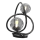 Wofi 8014-205 - Lampe de table LED NANCY 2xG9/3,5W/230V noir/chrome brillant