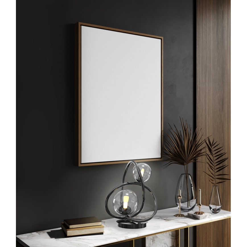 Wofi 8014-205 - Lampe de table LED NANCY 2xG9/3,5W/230V noir/chrome brillant