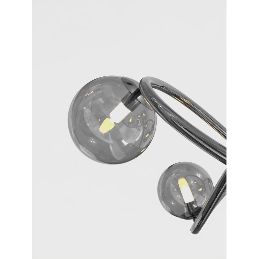 Wofi 8014-205 - Lampe de table LED NANCY 2xG9/3,5W/230V noir/chrome brillant
