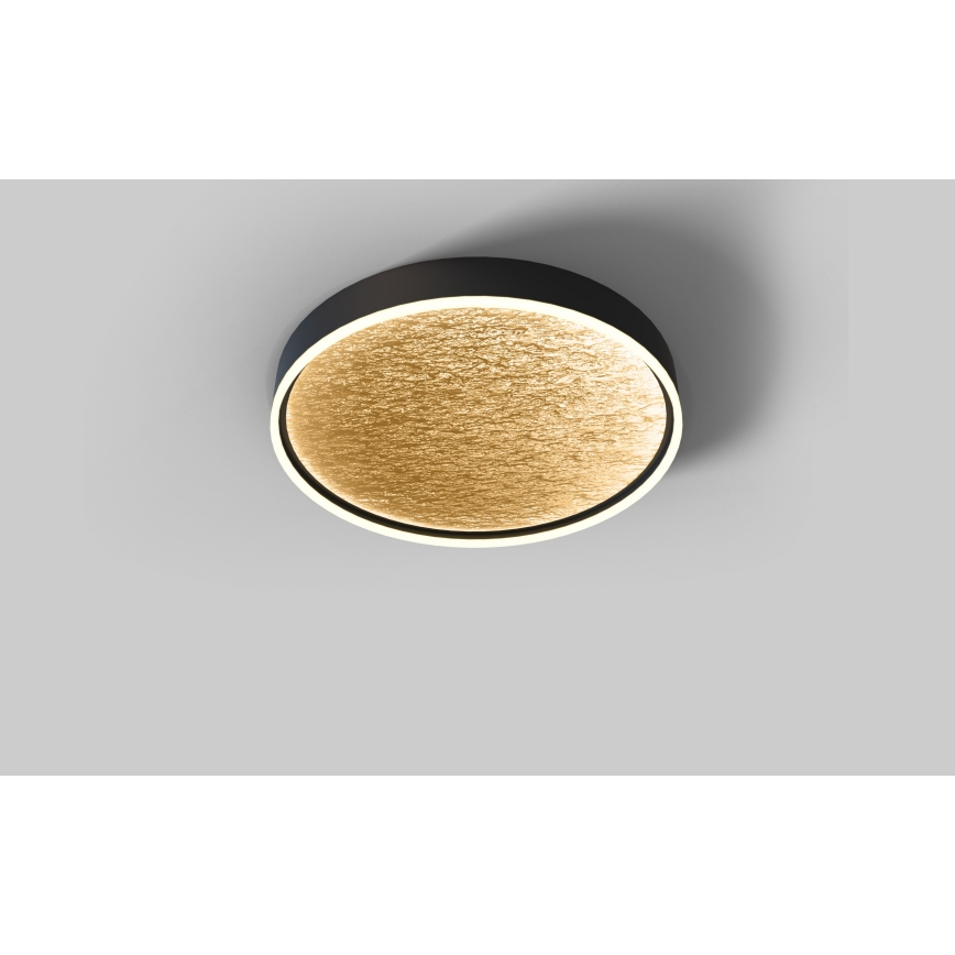 Wofi 9002-104L - Plafonnier à intensité variable LED BORDEAUX LED/60W/230V noir/doré