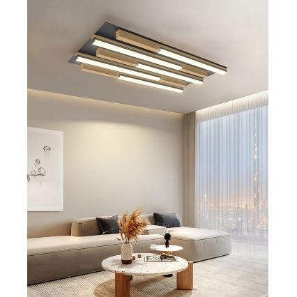 Wofi 9031-506S  - Plafonnier à intensité variable PALERMO LED/34W/230V hévéa