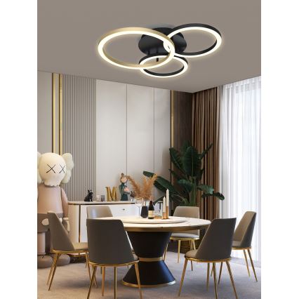Wofi 9042-304 - Plafonnier LED à intensité variable BAYEUX LED/51W/230V