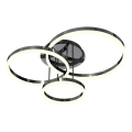 Wofi 9049-405 - Plafonnier à intensité variable PERPIGNAN LED/51W/230V noir/chrome brillant