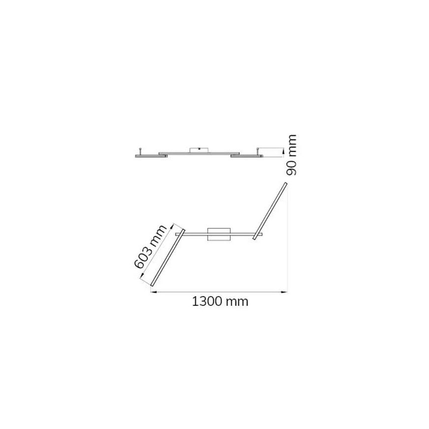 Wofi 9163.03.01.0000 - Plafonnier LED CLAY 3xLED/10W/230V